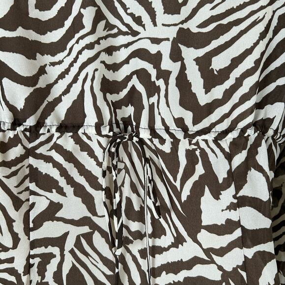Essentials by Milano Women’s Sz S zebra lightweight animal print Bohemian Y2K - Picture 4 of 8
